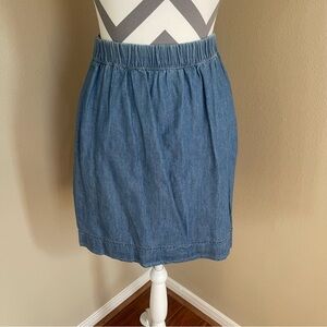 Sonoma - Blue Skirt w/ Elastic Waist - Size: 14